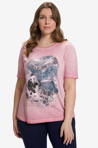 Ulla Popken T-Shirt in Pink