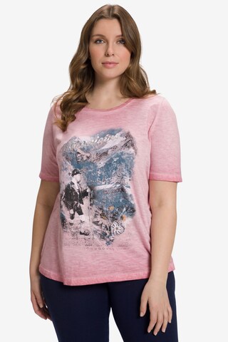T-shirt Ulla Popken en rose