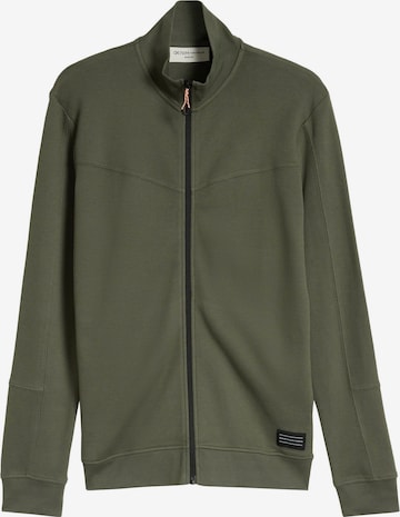 TOM TAILOR DENIM Collegetakki värissä vihreä: etupuoli