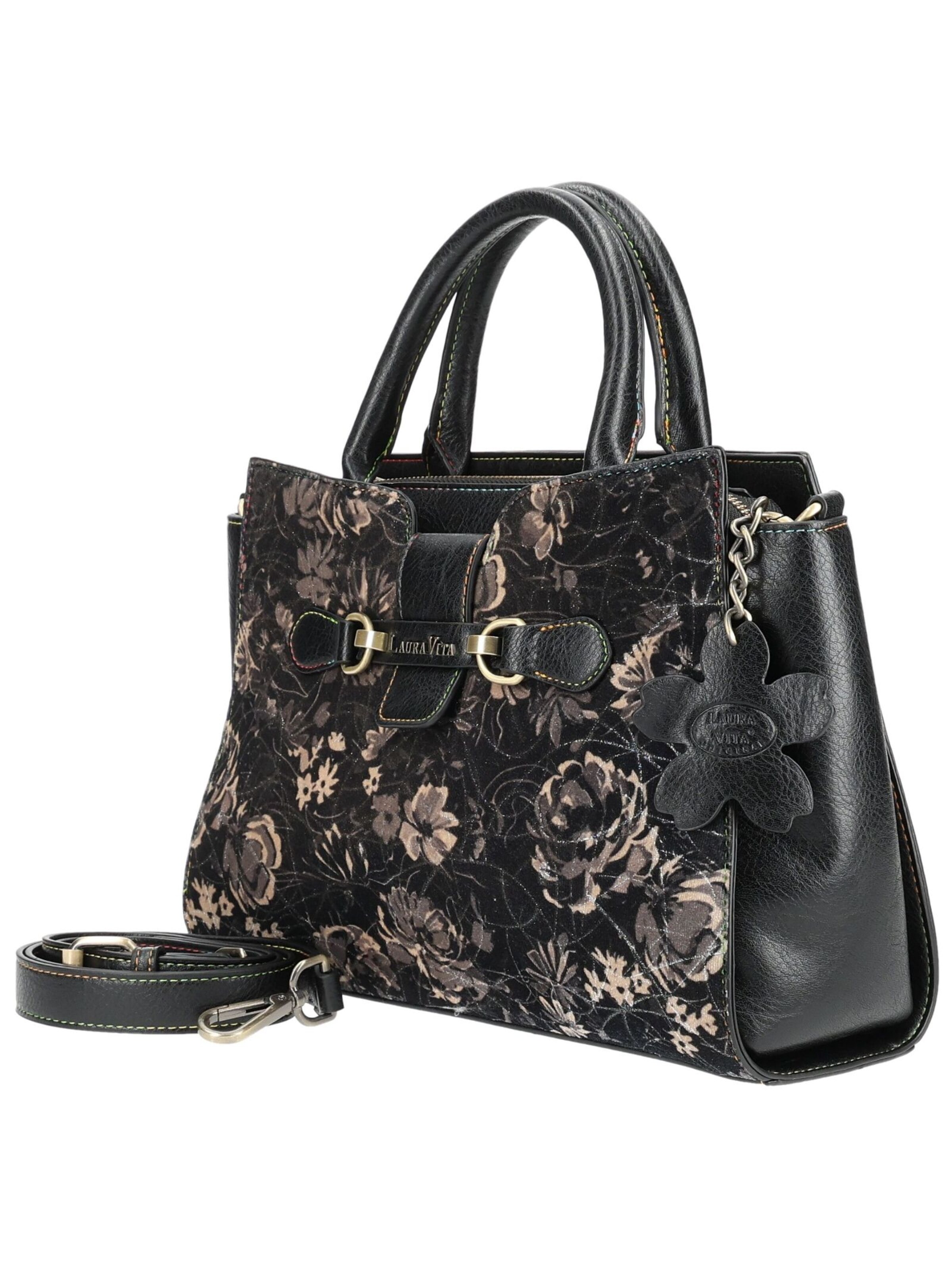 Borsa a mano di Laura Vita in nero