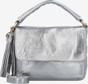 Taschendieb Wien Handtasche in Silber: predná strana