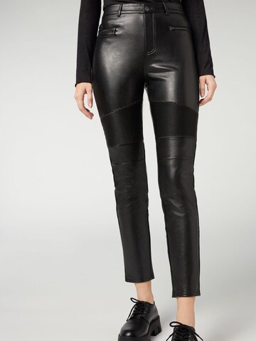 CALZEDONIA Skinny Leggings 'thermo' in Black: front