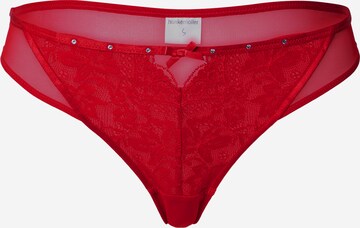 String Hunkemöller en rouge : devant