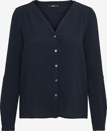 Chemisier 'ONLNova Lux' ONLY en bleu : devant