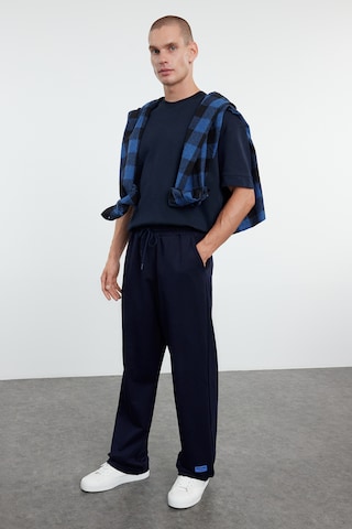 Trendyol - Loosefit Pantalón en azul