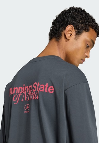 ADIDAS PERFORMANCE - Camiseta funcional 'Running State of Mind' en gris