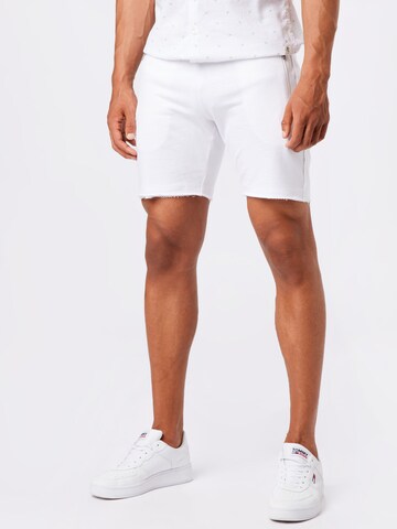 Regular Pantalon 'Benno' Key Largo en blanc : devant