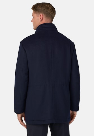 Boggi Milano Between-seasons coat in Blue