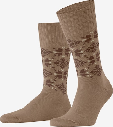 ESPRIT Socks 'Winter Star' in Beige: front
