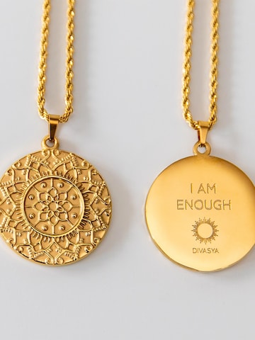Divasya Kette 'I am enough'‌‌ in Gold