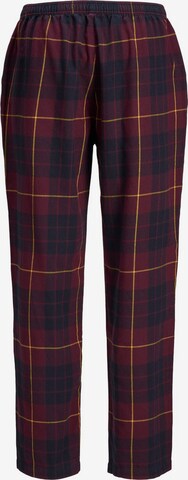 JACK & JONES Regular Pyjamabroek in Rood