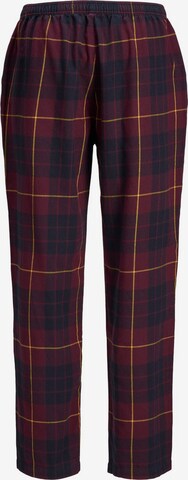 JACK & JONES - Regular Calças de pijama em vermelho