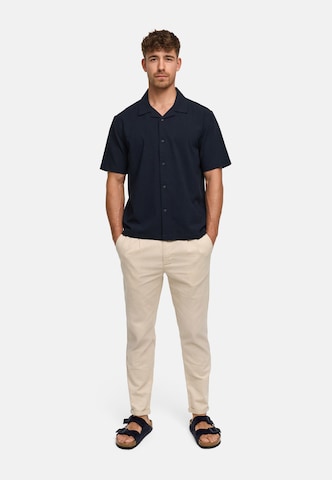 INDICODE JEANS Regular fit Overhemd 'INDaminos' in Blauw