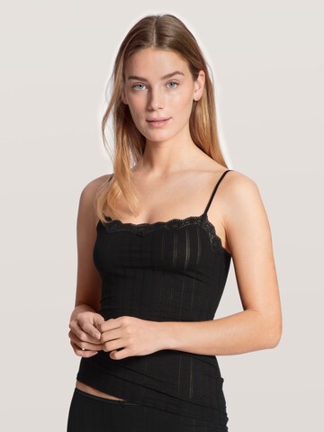 Maglietta intima 'Etude Toujours' di CALIDA in nero: frontale