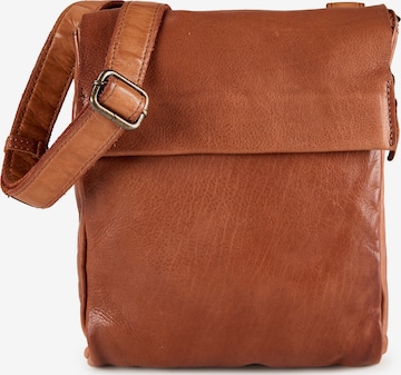 Harold's Schoudertas 'Submarine' in Bruin: voorkant