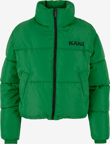 Giacca invernale di Karl Kani in verde: frontale