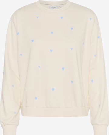 SAINT TROPEZ Sweatshirt 'Dagna' in Beige: Vorderseite