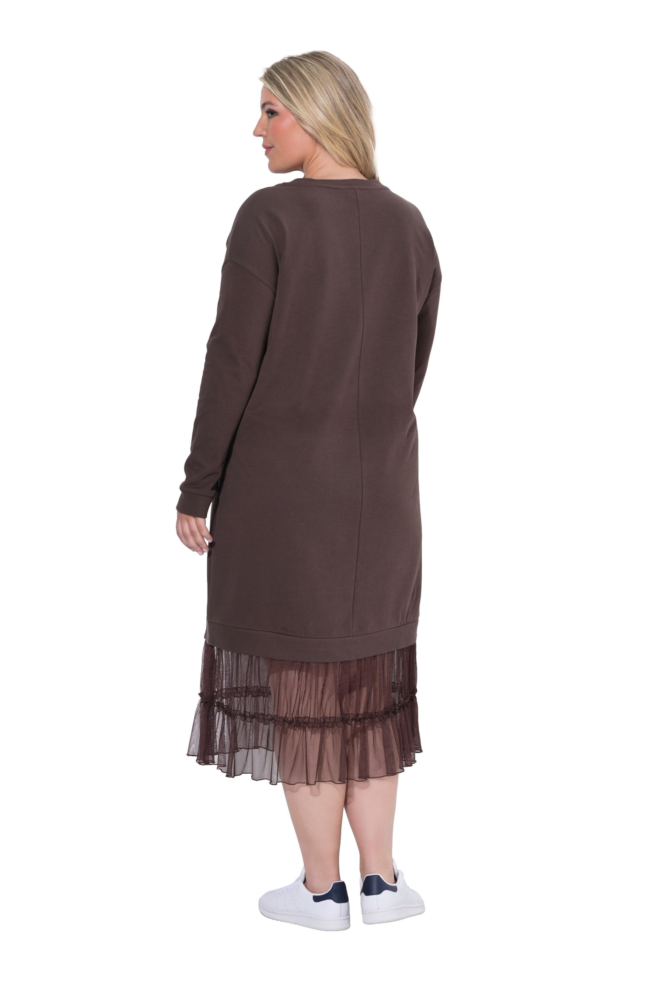 MIAMODA Midikleid in Braun