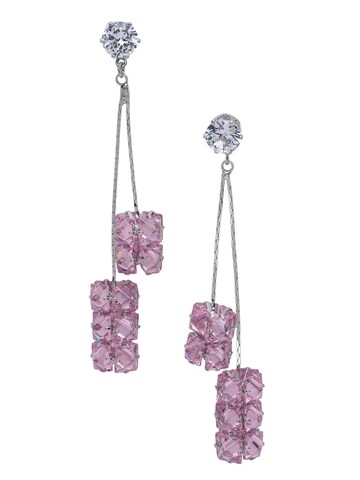 AVANT-GARDE PARIS Øreringe 'Zinae' i pink: forside