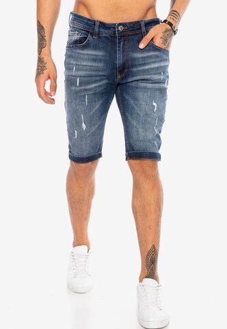 Redbridge Regular Jeans in Blauw: voorkant