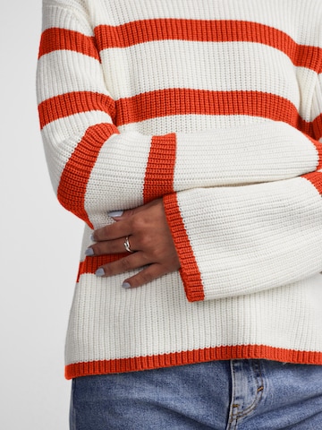PIECES Sweater 'SABINA' in White