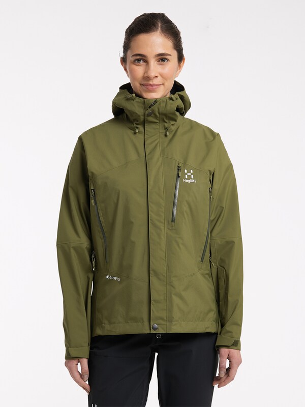 Haglöfs Outdoor Jacket 'Astral' in Olive