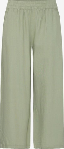 Oxmo Trousers ' OXNInna Linen Mix ' in Green: front