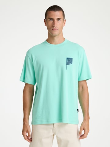 T-Shirt 'Reco' CHASIN' en bleu : devant
