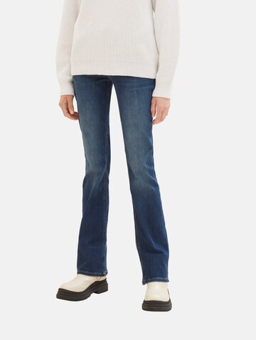 Bootcut Jeans 'Alexa' de la TOM TAILOR pe albastru: față
