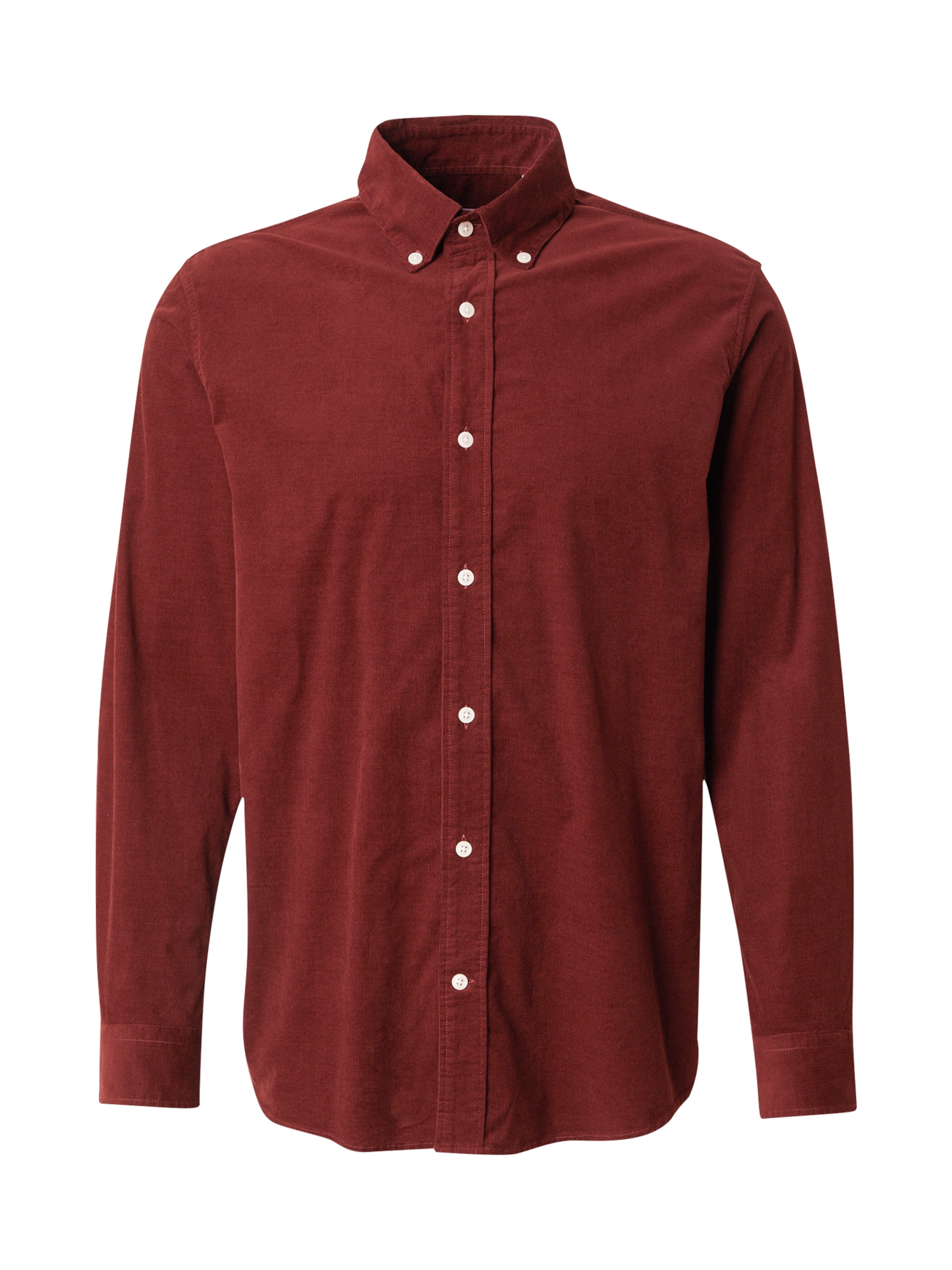 Matinique Regular fit Overhemd &#x27;Klampo&#x27; in Bruin: voorkant