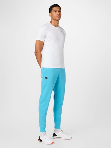 UNDER ARMOUR Ozke Športne hlače 'Rival' | modra barva