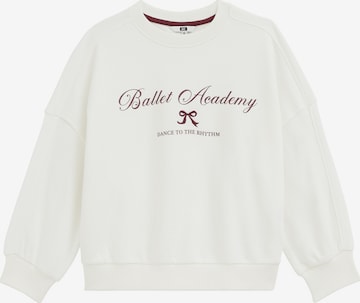 WE Fashion Collegepaita värissä valkoinen: etupuoli