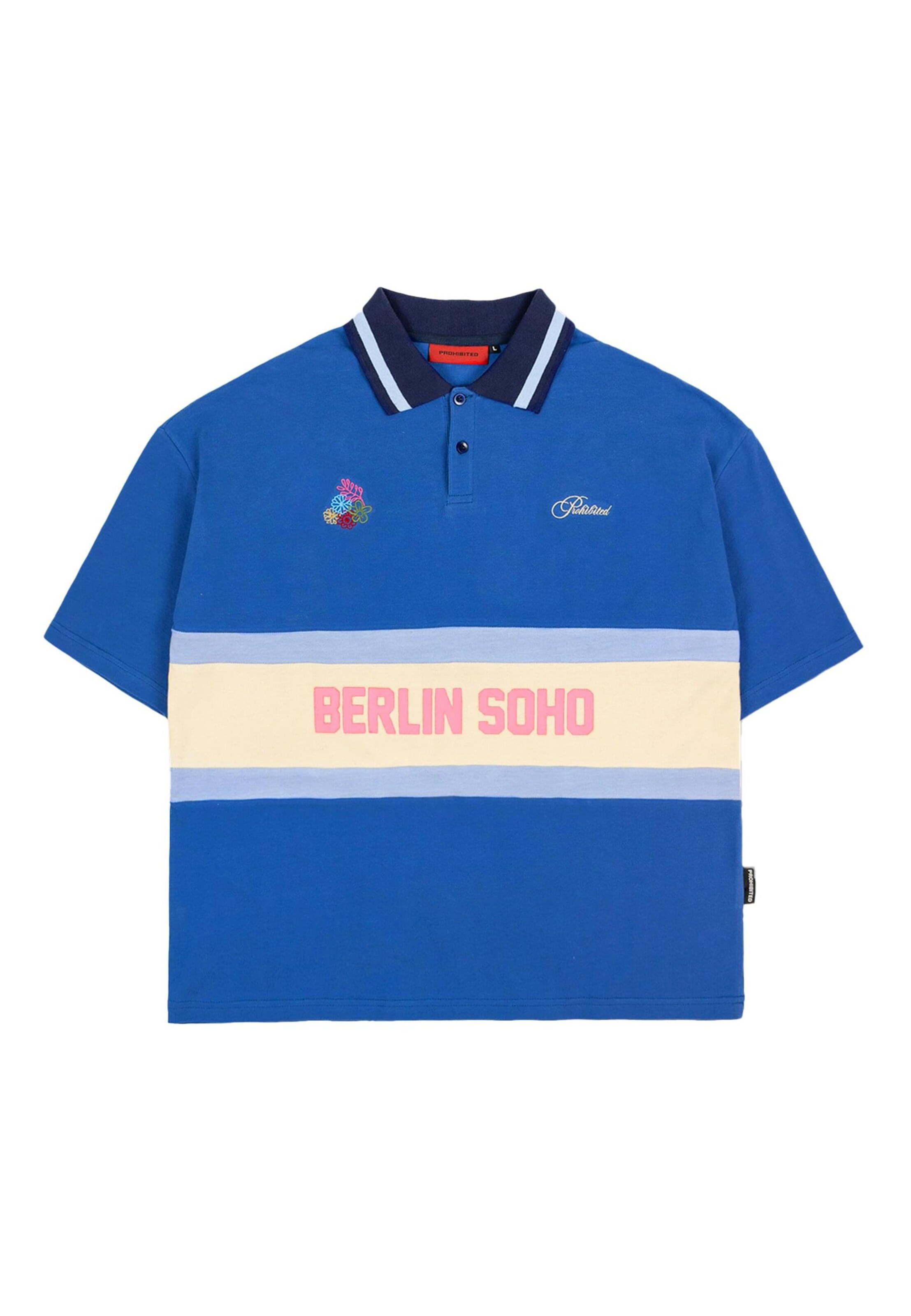 Prohibited Shirt 'SoHo' in Blue: front