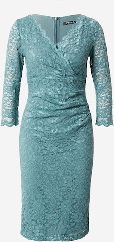 SWING Cocktail Dress in Green: front