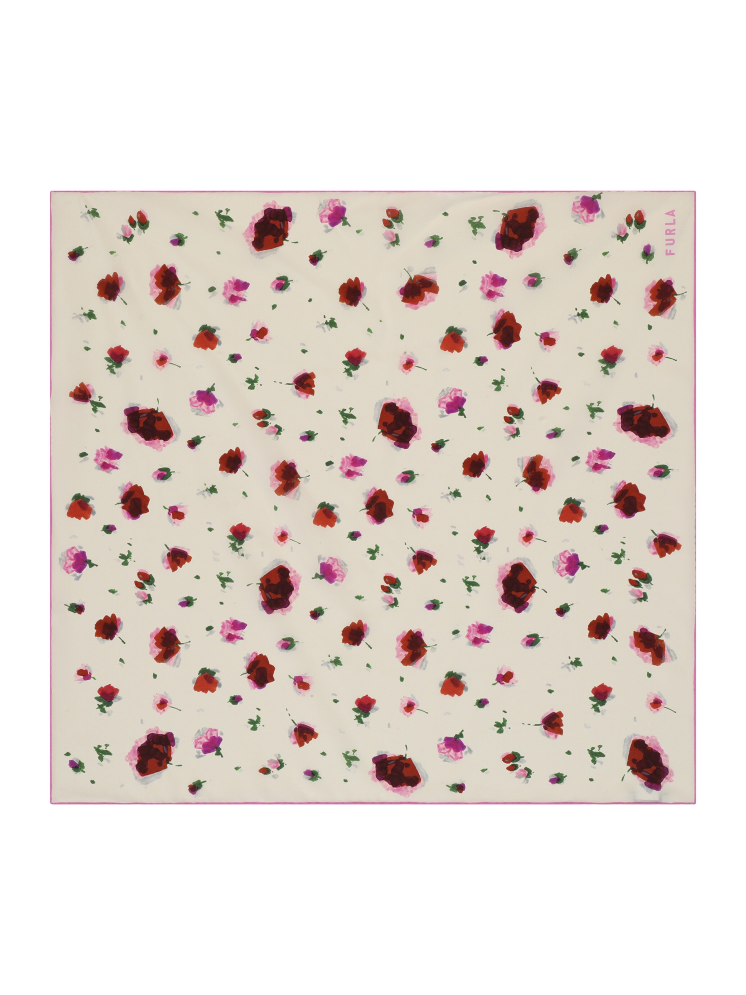 FURLA Платок 'DAISY CARRE' в Белый