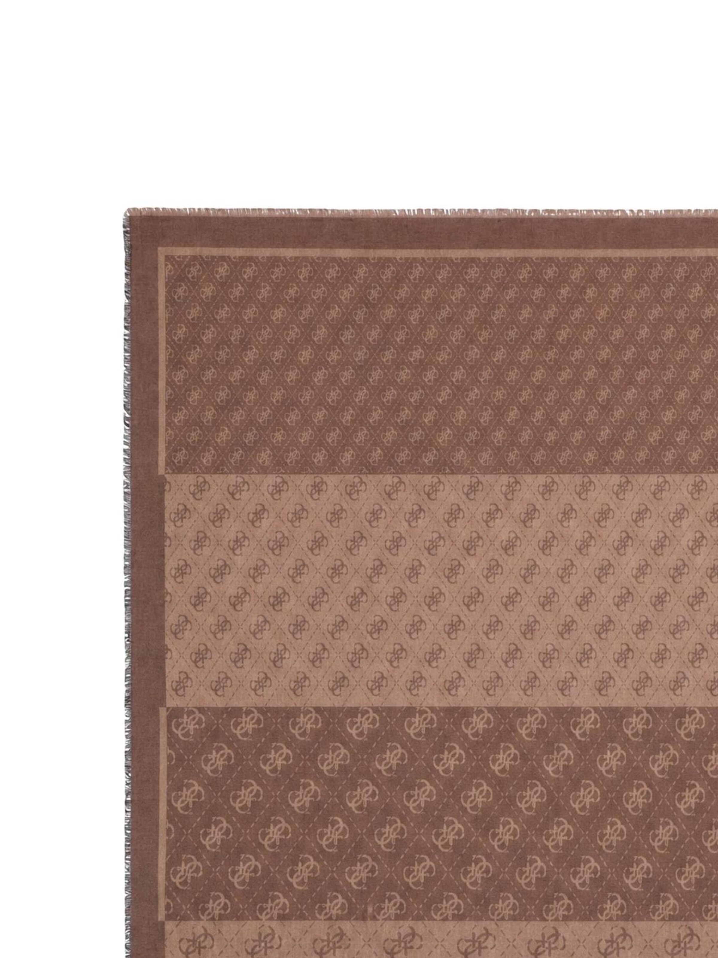 Foulard 'LINDSEY JACQUARD KEF AW5526 VIS03' di GUESS in marrone