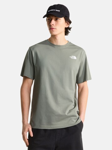 THE NORTH FACE Koszulka 'Mountain Sketch' w kolorze zielony