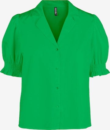 Bluză 'Salma' de la PIECES pe verde: față