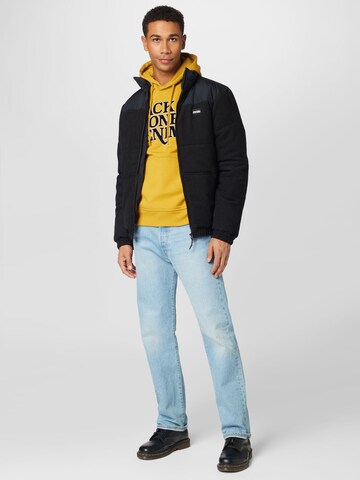 JACK & JONES Sweatshirt 'Rack' in Gelb