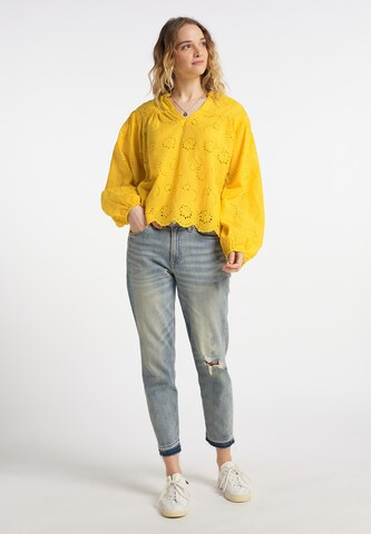 DreiMaster Vintage Bluse in Gelb