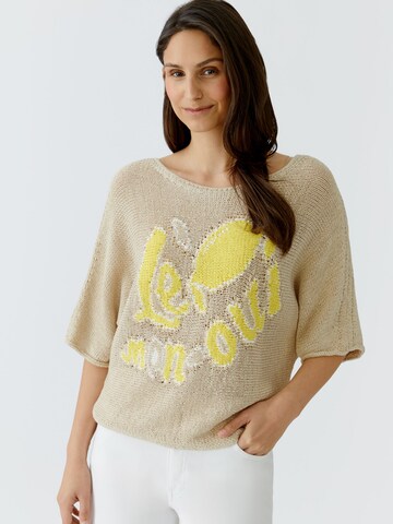 OUI Pullover in Beige: Vorderseite