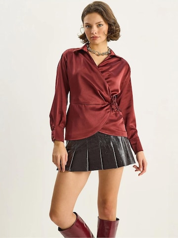 Chemisier Bianco Lucci en rouge