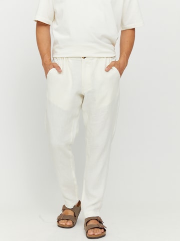 mazine Regular Pants ' Littlefield Linen ' in White: front