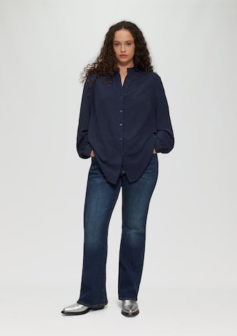 QS Bluse in Blau