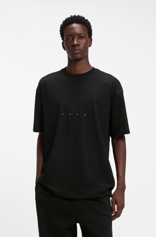HUGO T-Shirt ' Devrolo' in Schwarz: Vorderseite