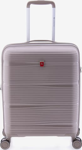 Valisette Gladiator en beige : devant