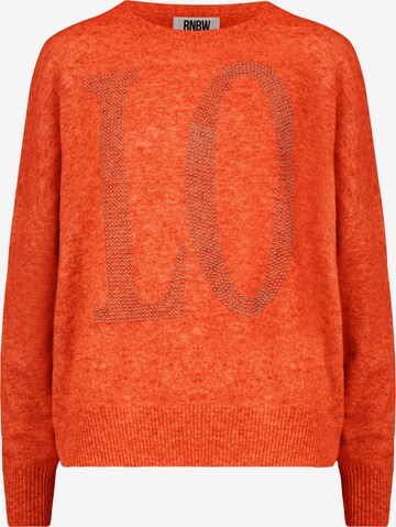 Rainbow Cashmere Pullover in Orange: predná strana