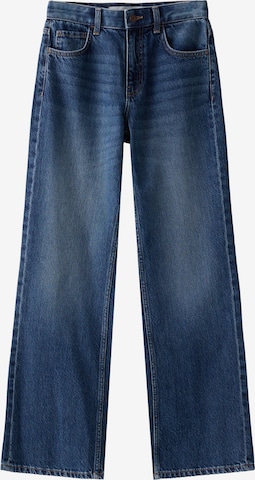 BershkaLoosefit Traperice - plava boja: prednji dio