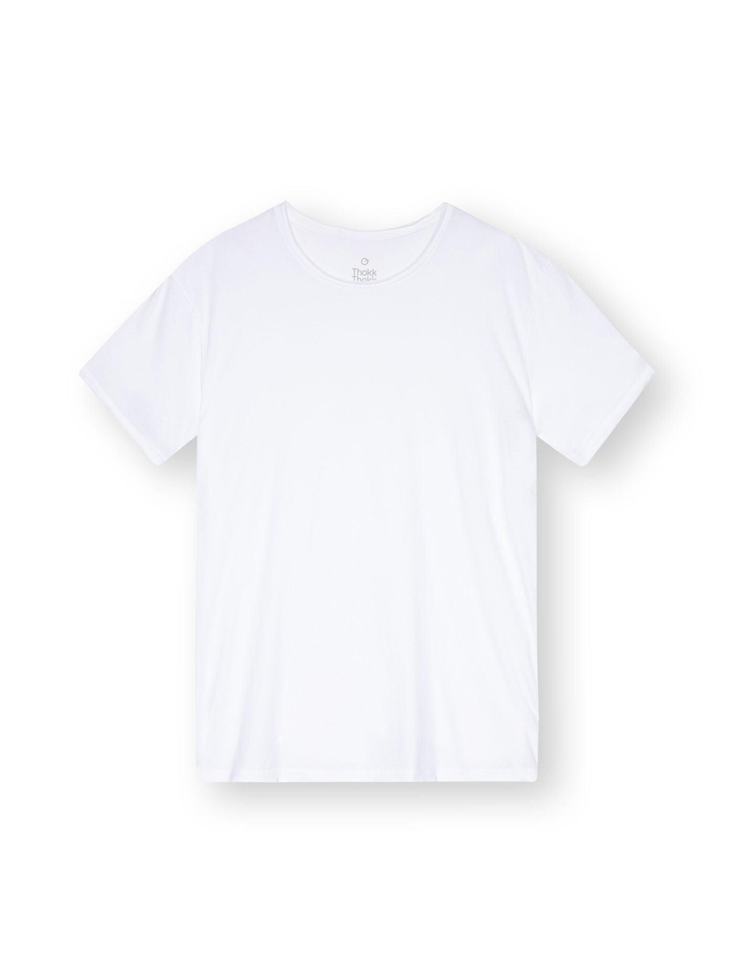 ThokkThokk Shirt in White: front