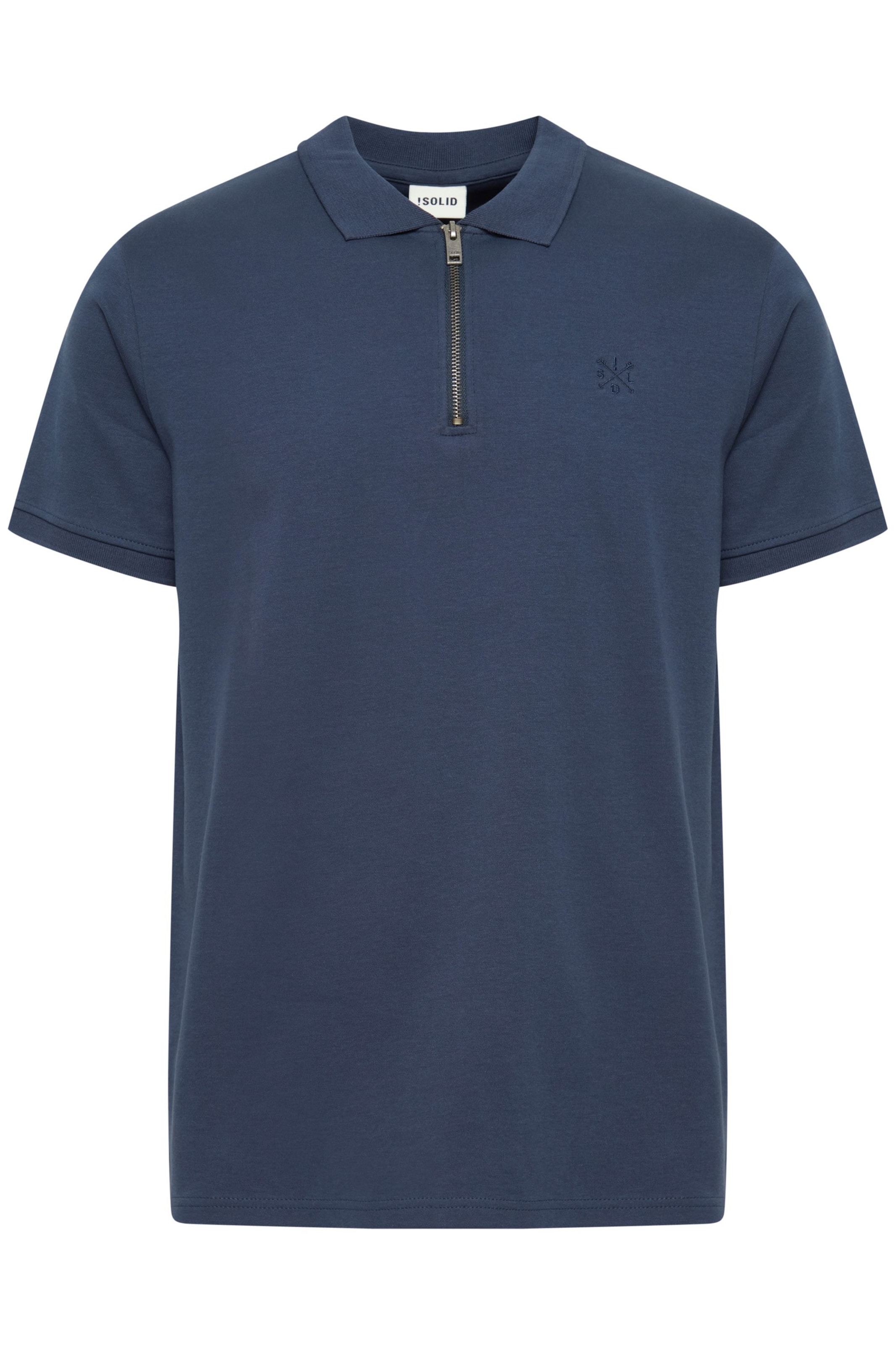 T-Shirt 'Zakir' !Solid en bleu : devant